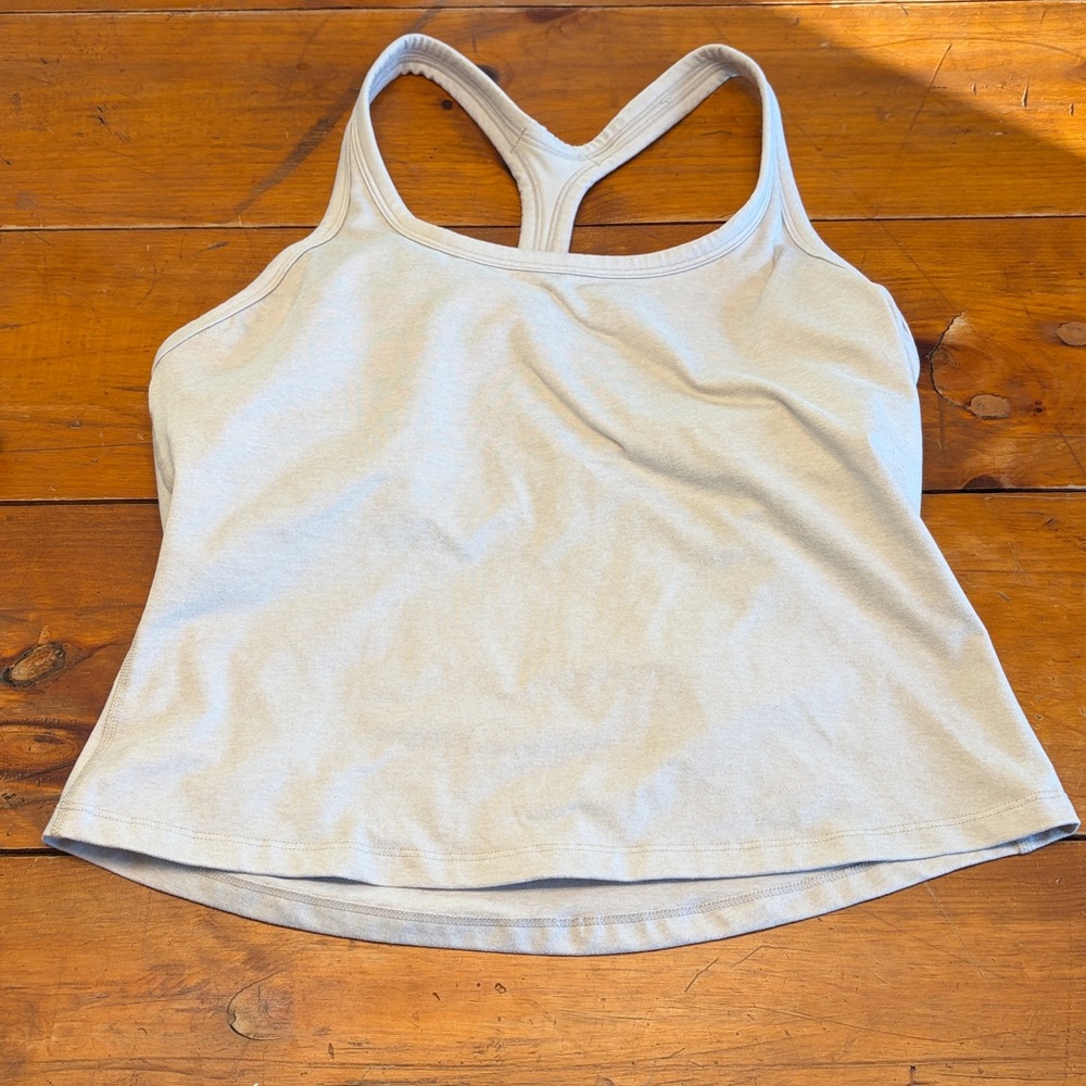Prana Light Beige Racerback Tank Top